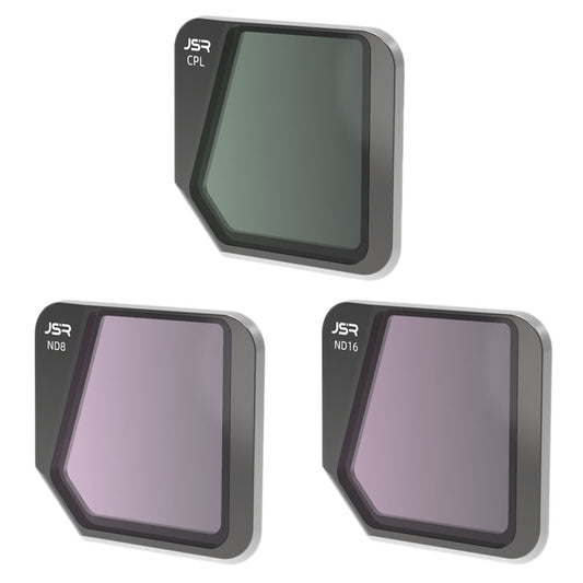 Junestar JSR-1825-17 For DJI Mavic 3 3Pcs/Set CPL + ND8 + ND16 Filters Coated Optical Glass Drone Camera Lens Filters