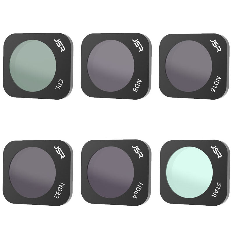 Junestar ZMP TB-6IN1 JSR-1903-11 For Hubsan Zino Mini Pro 6Pcs/Set CPL+ND8+ND16+ND32+ND64+STAR Optical Glass Filters Drone Camera Lens Filters