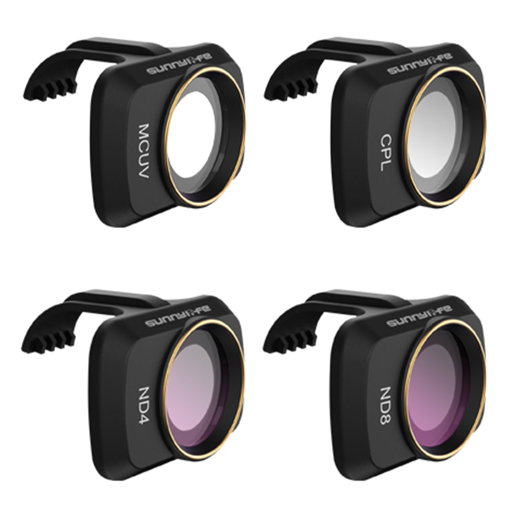 Uniqkart MM-FI9257 4Pcs/Set for DJI Mini SE/Mini 2/Mavic Mini MCUV+CPL+ND4+ND8 Drone Camera Lens Filters Optical Glass Filters