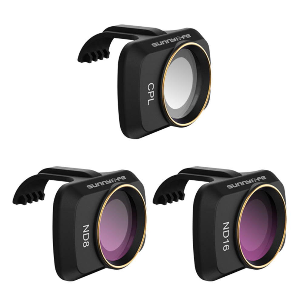 Uniqkart MM-FI9254 3Pcs/Set for DJI Mini SE/Mini 2/Mavic Mini CPL+ND8+ND16 Optical Glass Filters Drone Camera Lens Filters