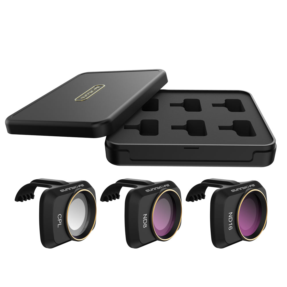 Uniqkart MM-FI9254 3Pcs/Set for DJI Mini SE/Mini 2/Mavic Mini CPL+ND8+ND16 Optical Glass Filters Drone Camera Lens Filters