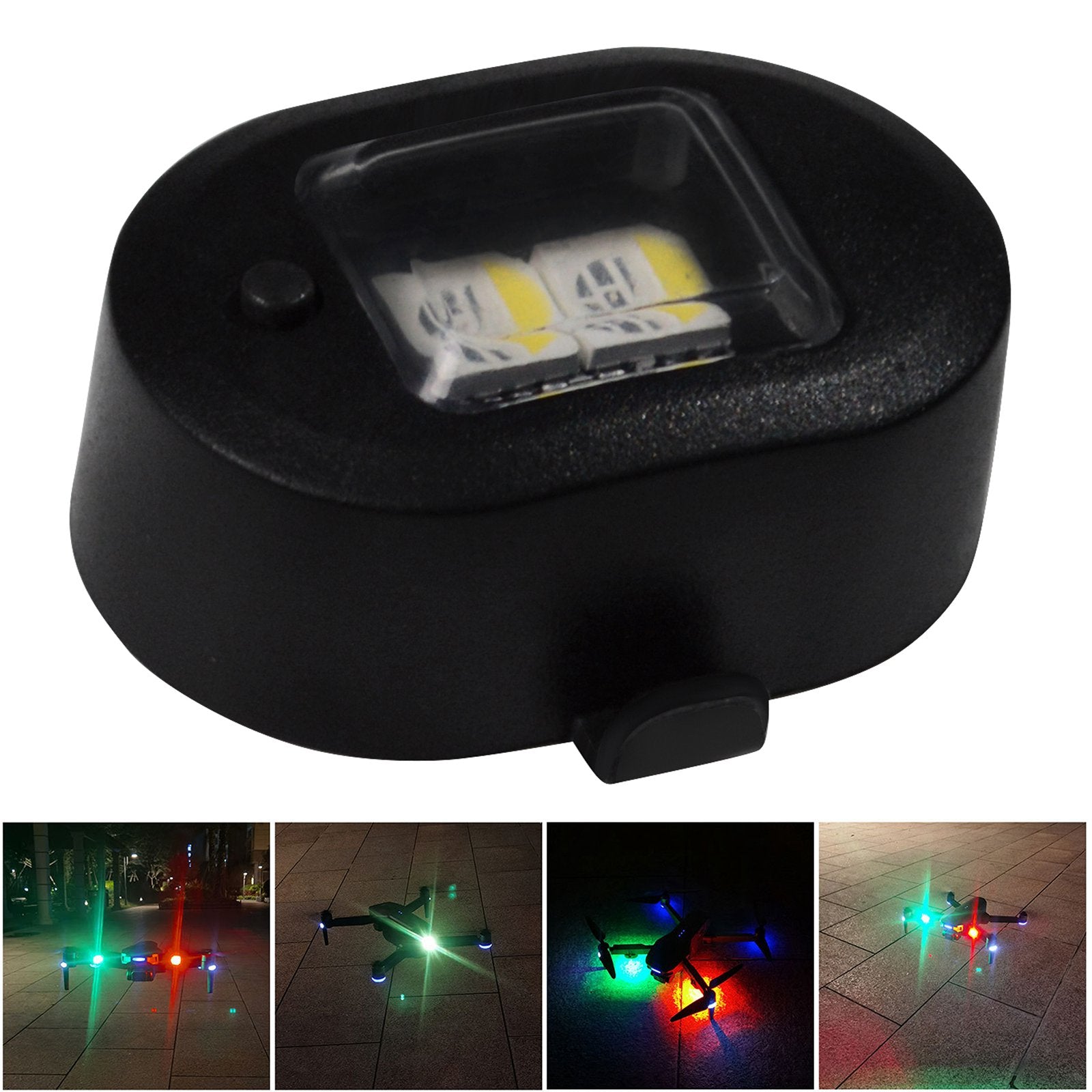 DABSD040 For DJI Mini 3 Pro/Air 2S/Mavic 3 7-Color LED Drone Light Rechargeable Drone Night Flight Flashing Lamp