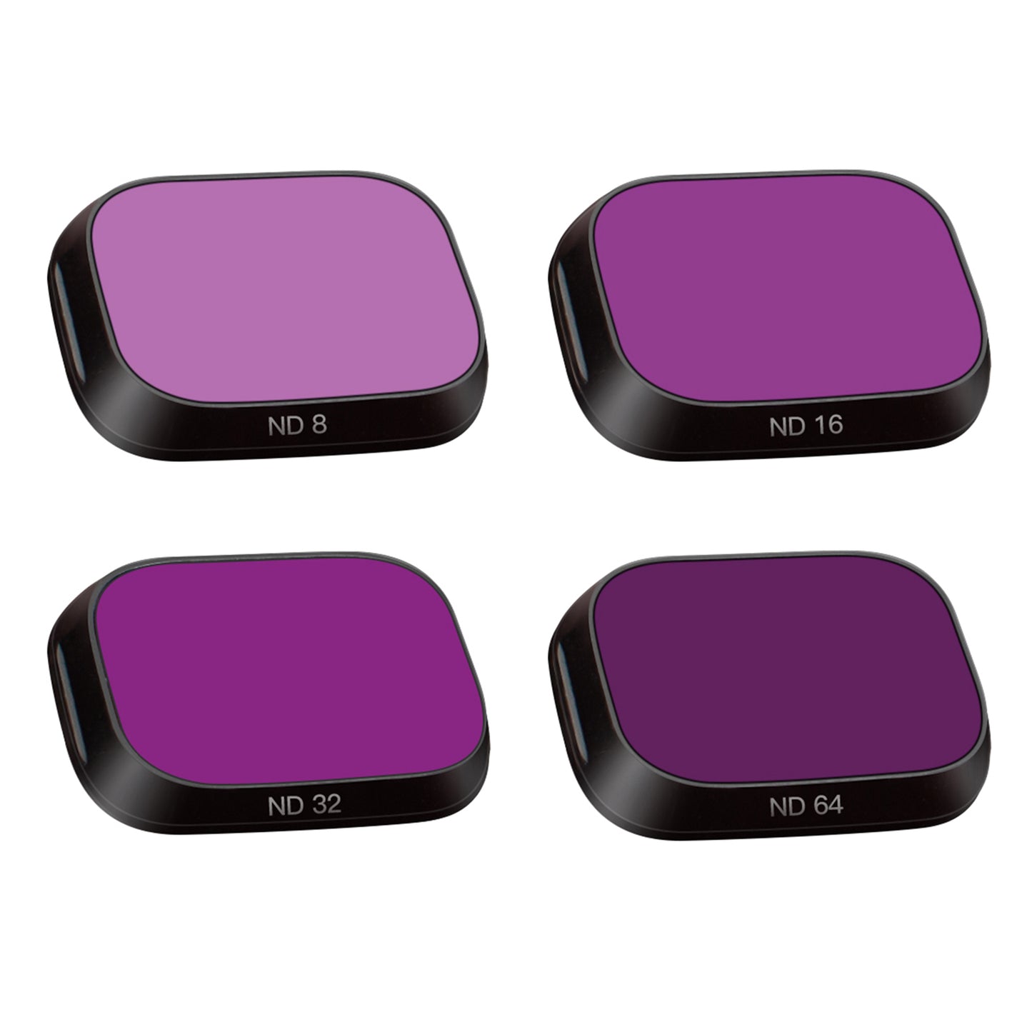 4Pcs/Set for DJI Mini 3 Pro ND8+ND16+ND32+ND64 Filters Aluminum Alloy Frame+Optical Glass Camera Lens Filters