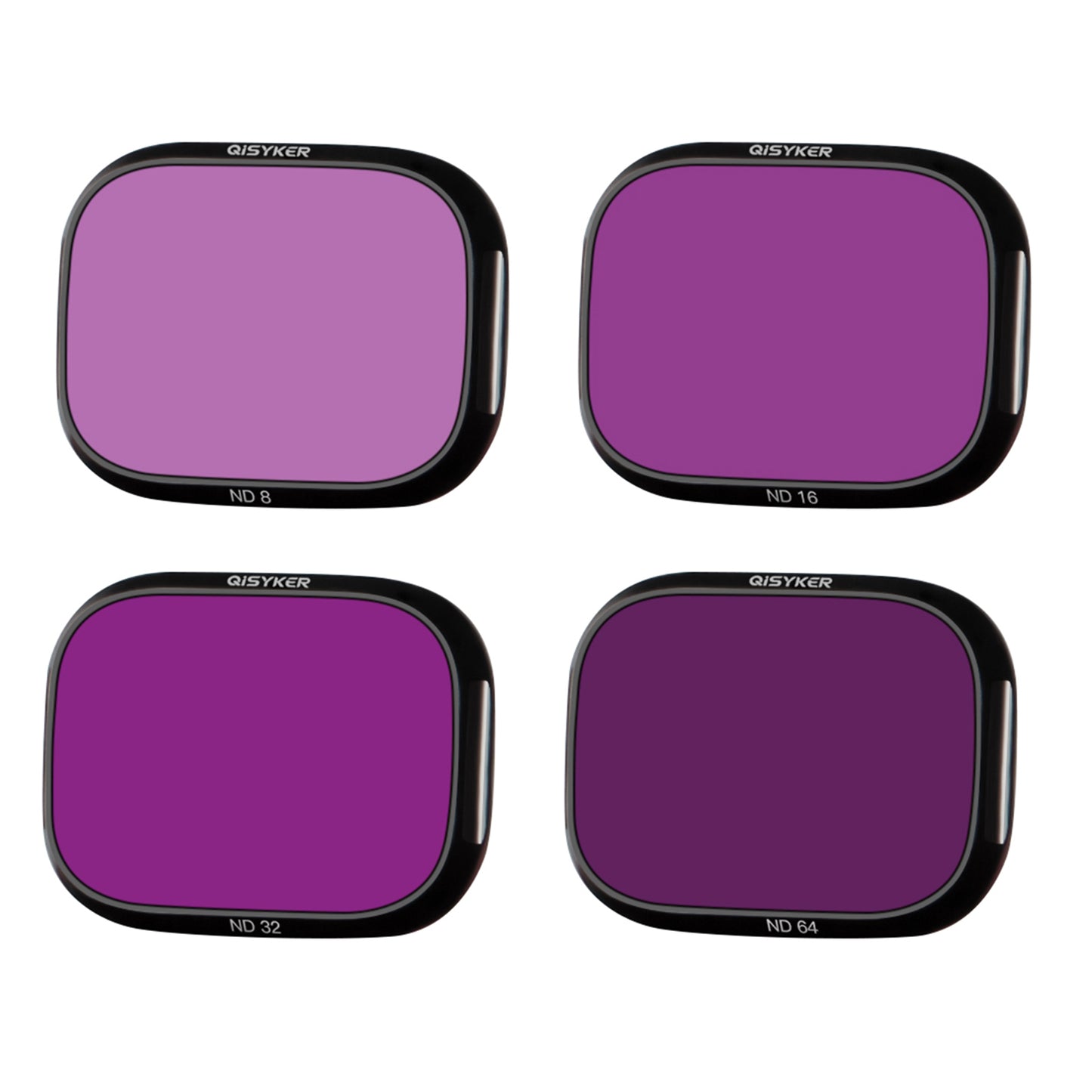 4Pcs/Set for DJI Mini 3 Pro ND8+ND16+ND32+ND64 Filters Aluminum Alloy Frame+Optical Glass Camera Lens Filters