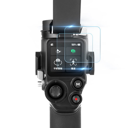 Uniqkart RO-GHM449 2Pcs for DJI RS 3/RS 3 Pro Handheld Stabilizer Tempered Glass Touch Screen Protector Anti-fingerprint Cover Film