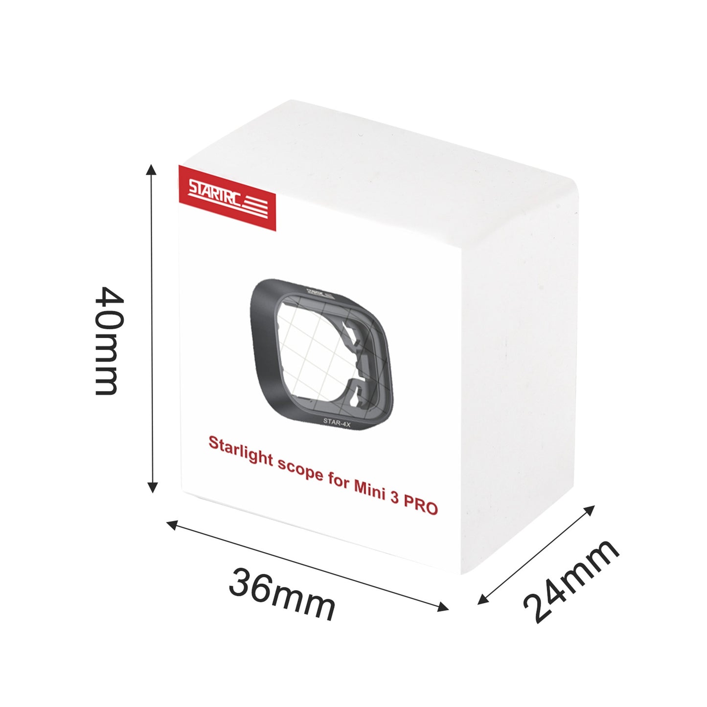 Uniqkart 1110971 For DJI Mini 3 Pro Camera Accessories Slash Design Starlight Effect Filter Star 4X