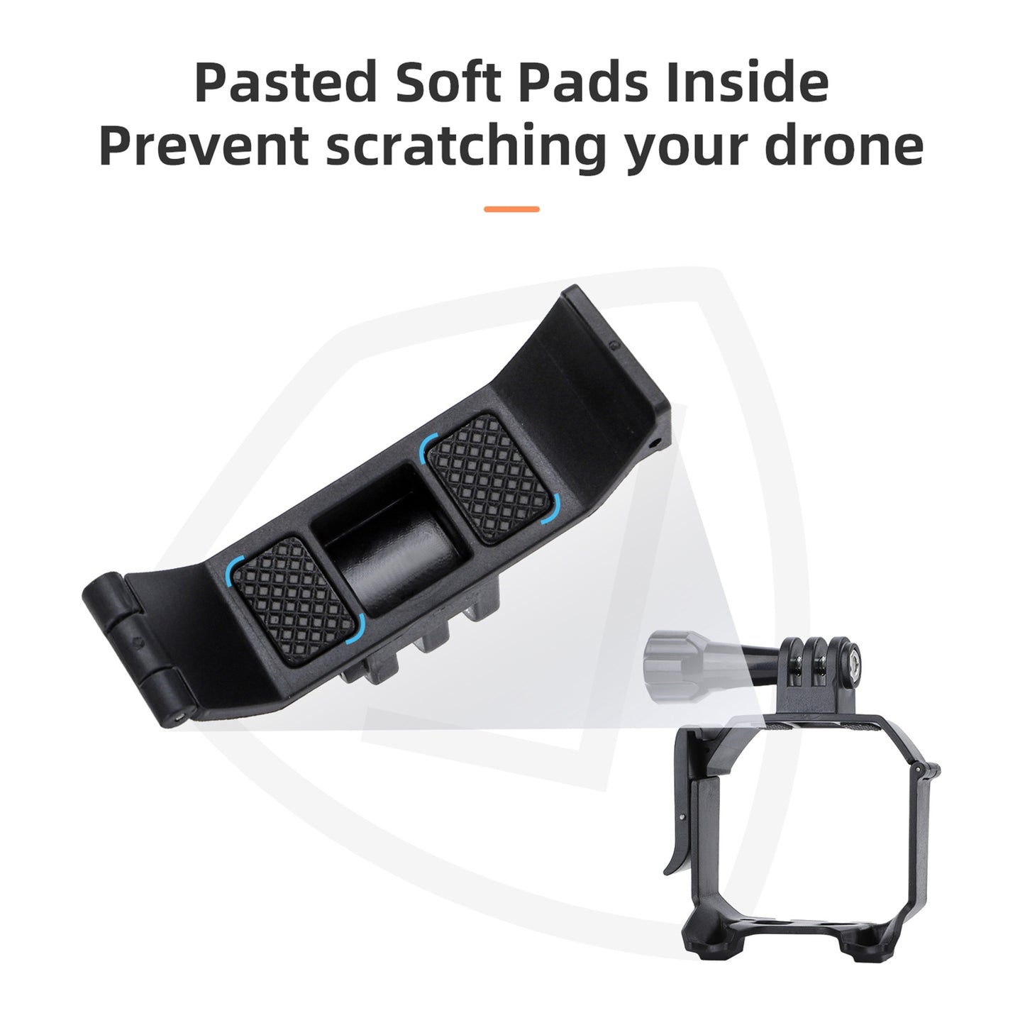 SUNNYLIFE MM3-GZ459 for DJI Mini 3 Pro Top Expansion Bracket 1 / 4 Screw Action Camera Mount Adapter