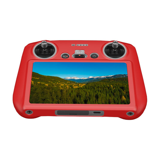 EWB9316 Anti-scratch Silicone Sleeve Protective Cover for DJI Mini 3 Pro RC Remote Controller - Red