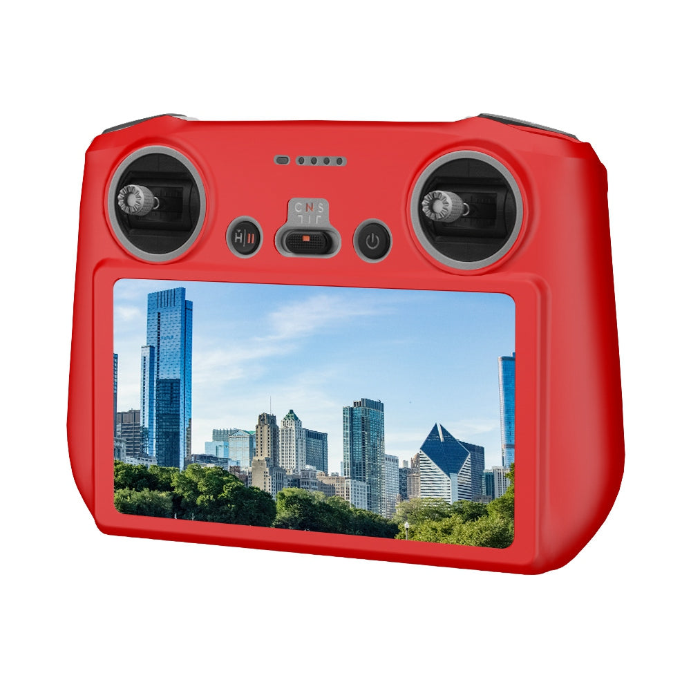 EWB9316 Anti-scratch Silicone Sleeve Protective Cover for DJI Mini 3 Pro RC Remote Controller - Red