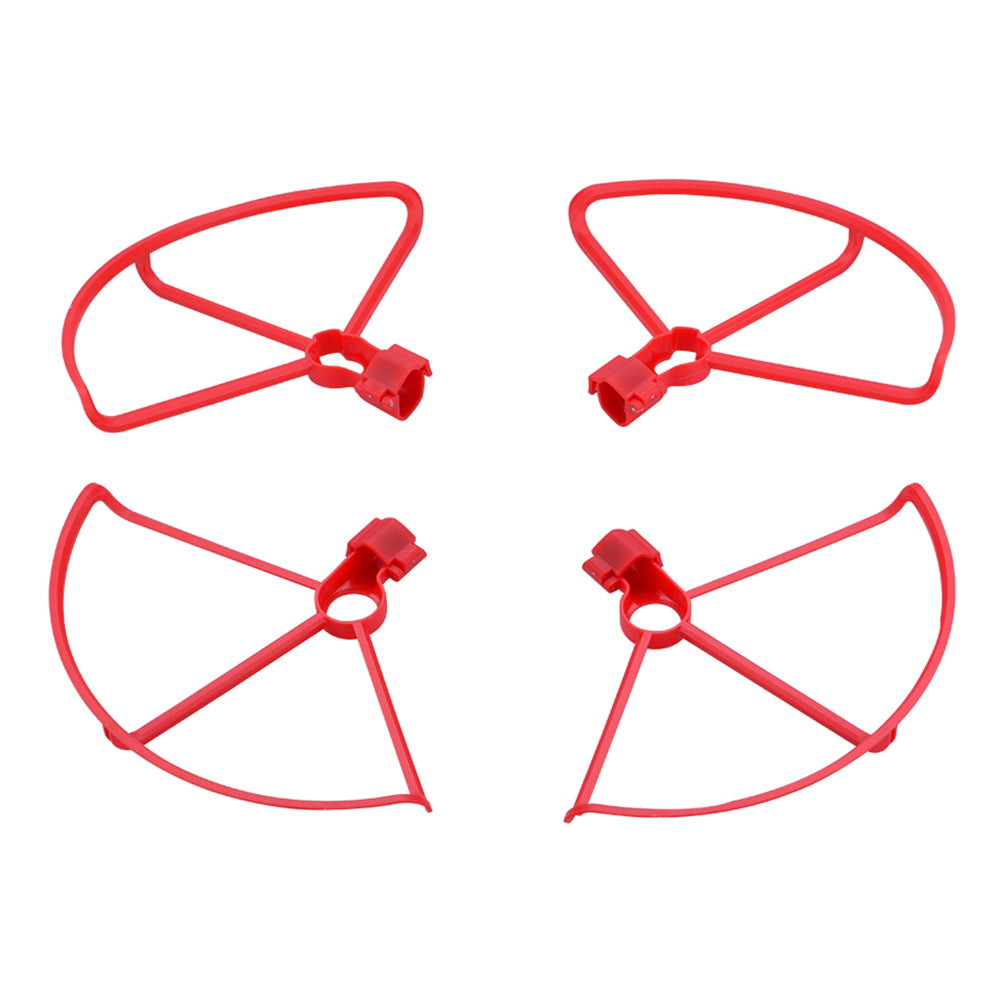 EWB9394 For DJI Mini 3 Pro 4Pcs / Set Propeller Protection Ring Drone Quick Install Propeller Guards - Red