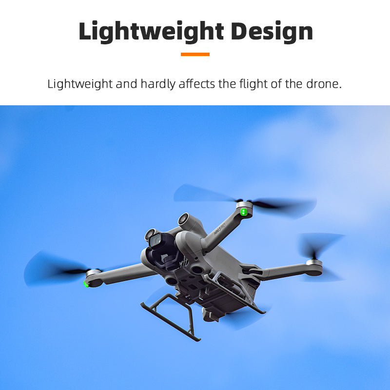 BRDRC EWB9319 For DJI Mini 3 Pro Landing Gear Foldable Drone Height Extension Sled Shape Protector