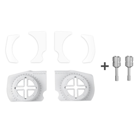 SUNNYLIFE DS470 For DJI RC Remote Control Rocker Speed Controller Lengthen Rocker Thumb Stick Set - Titanium Grey