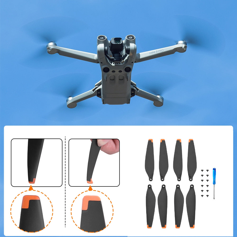 EWB9447 Lightweight Propellers for DJI Mini 3 Pro Drone RC Aircraft Spare Blades Replacement Parts
