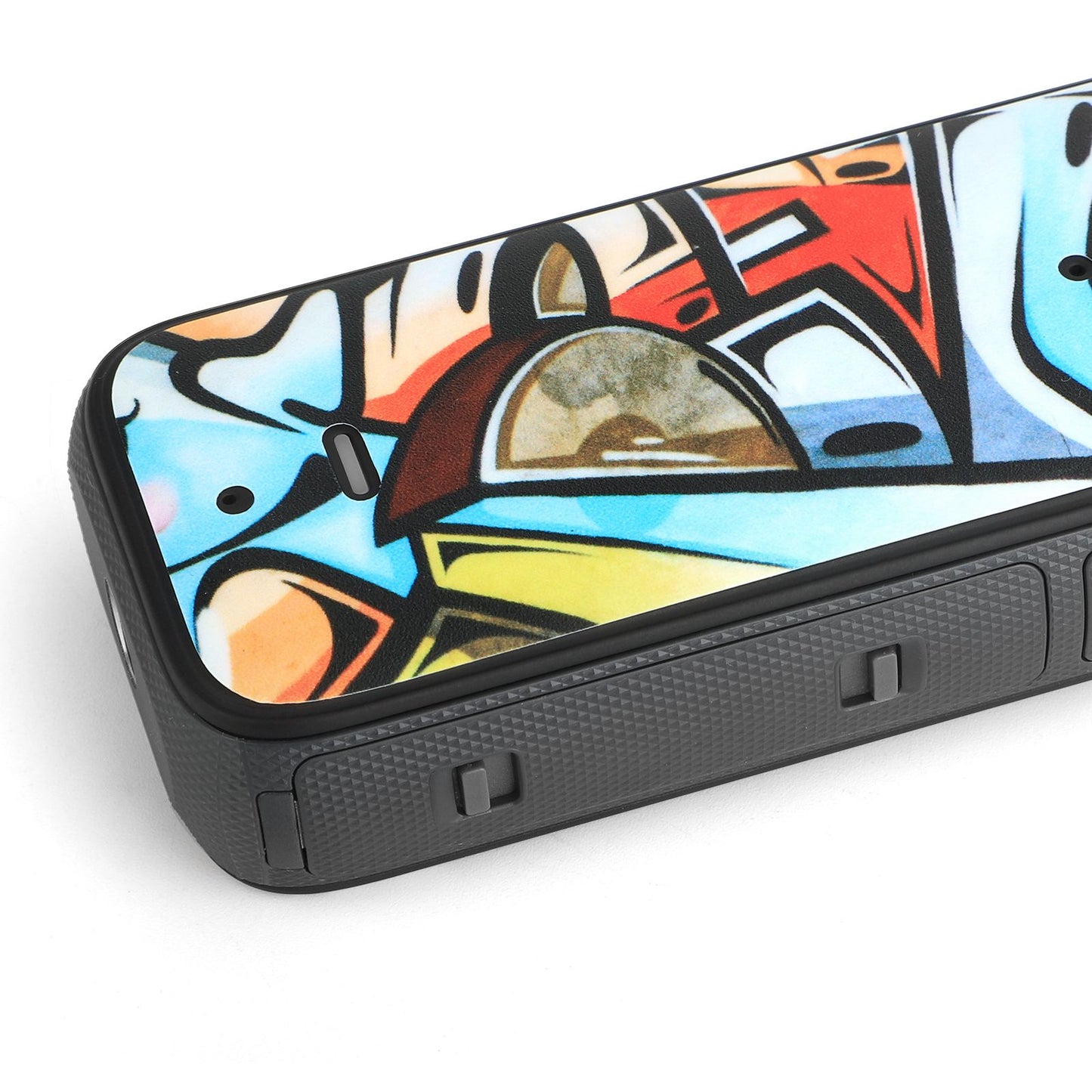 Uniqkart IST-TZ485 For Insta360 X3 Adhesive Cute Pattern PVC Sticker Set Decoration Camera Accessories Kit - Graffiti / Carbon Fiber