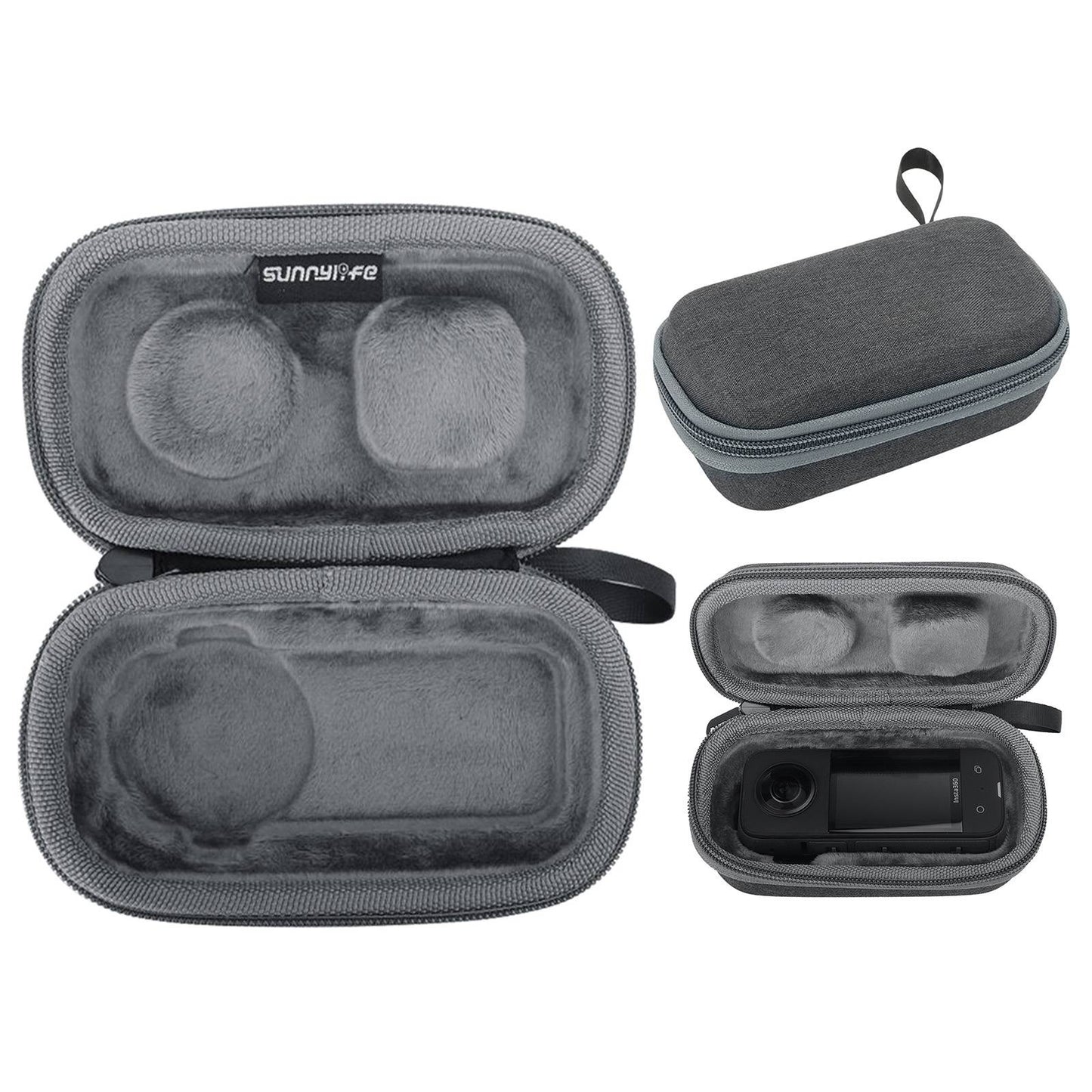 Uniqkart IST-B496 for Insta360 X3 / ONE X2 / X Storage Bag Anti-scratch Camera Protective Case