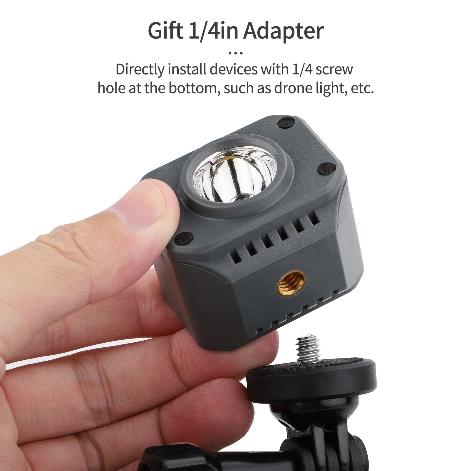 SUNNYLIFE AT-GZ512 Multifunctional Adapter Mount for DJI Avata External Extension Adapter with 1 / 4 Screw Connector