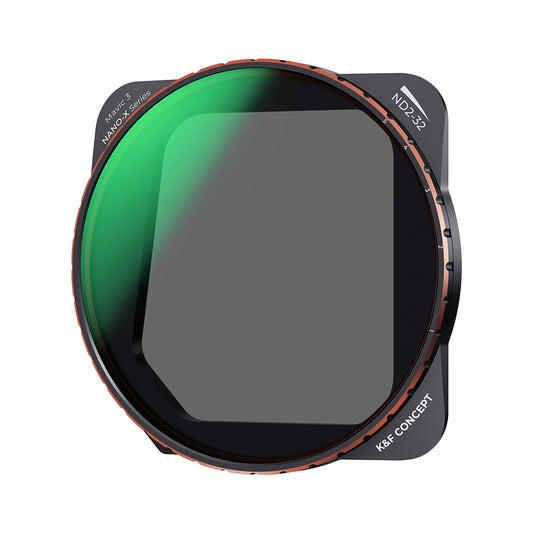 K&amp;F CONCEPT KF01.1855 Multi-Coated Lens Filters for DJI Mavic 3 / Mavic 3 Cine, 5-Gear Adjustable ND2-ND32 Filter Waterproof Anti-Scratch Filters