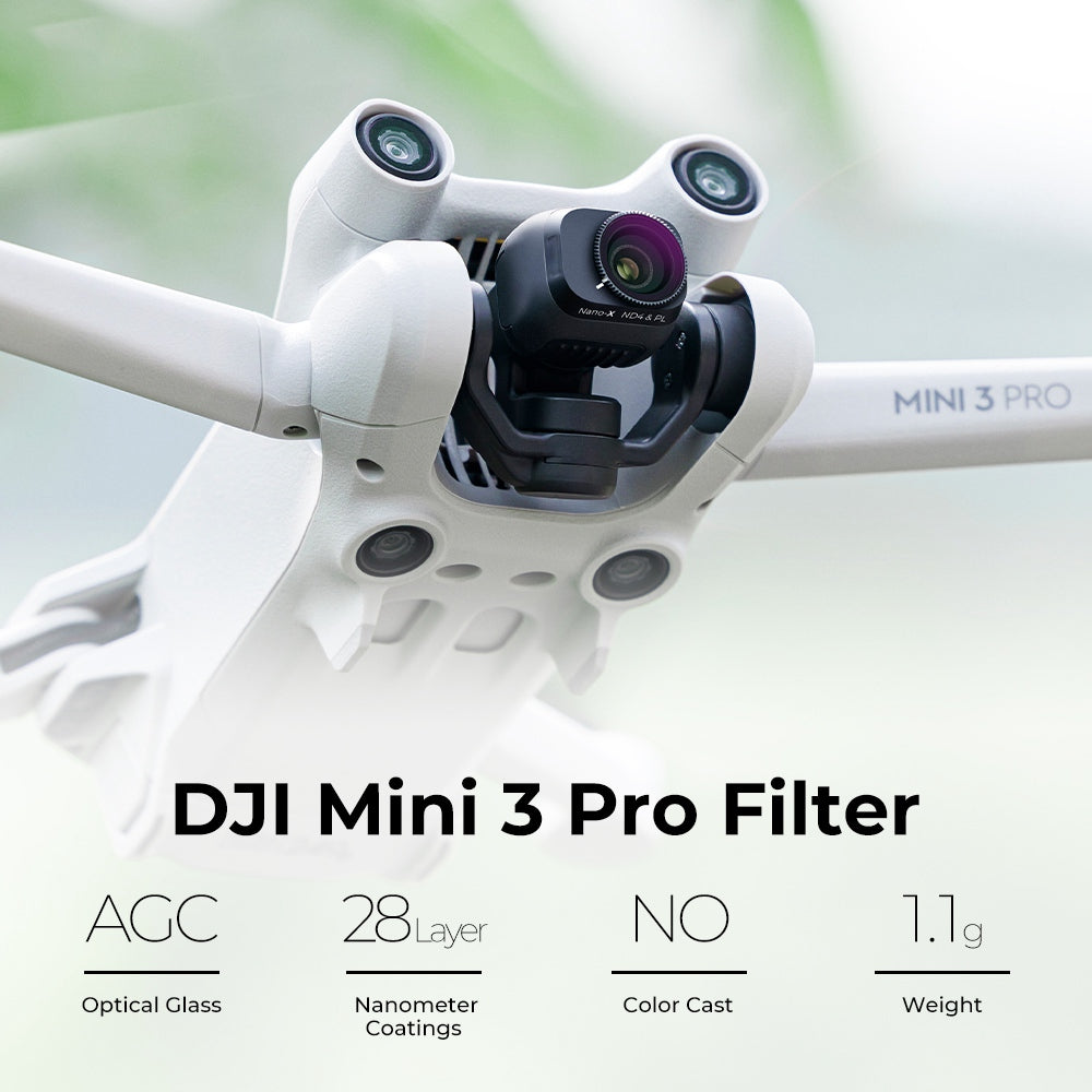 K&amp;F CONCEPT KF01.2042 2-in-1 ND4 / PL Filter for DJI Mini 3 Pro Multi-Coated Lens Filters Water Resistant Anti-Scratch Filters