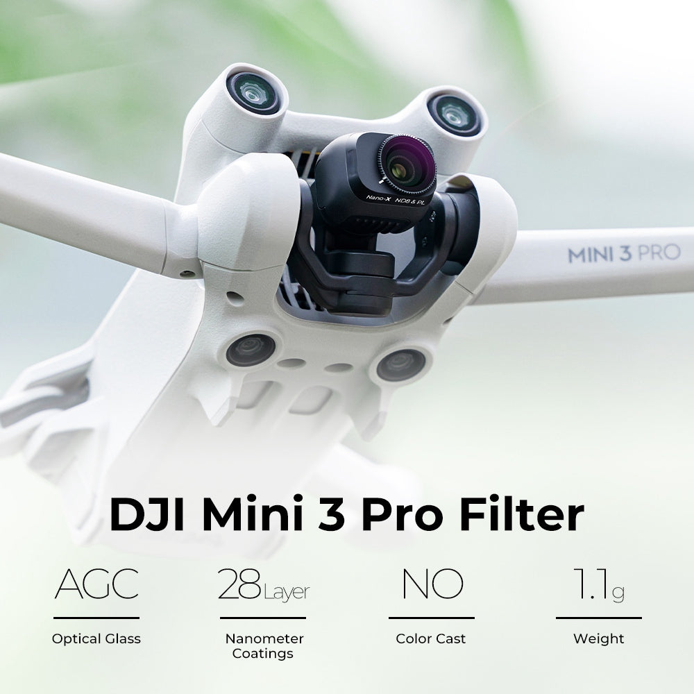 K&amp;F CONCEPT KF01.2043 Multi-Coated 2-in-1 ND8 / PL Filter for DJI Mini 3 Pro Waterproof Anti-Scratch Lens Filters