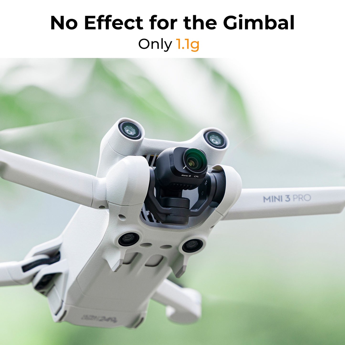 K&amp;F CONCEPT KF01.2035 Multi-Coated CPL Filter for DJI Mini 3 Pro Single-Sided Anti-Reflection Green Film Filter Waterproof Anti-Scratch HD Lens Filters