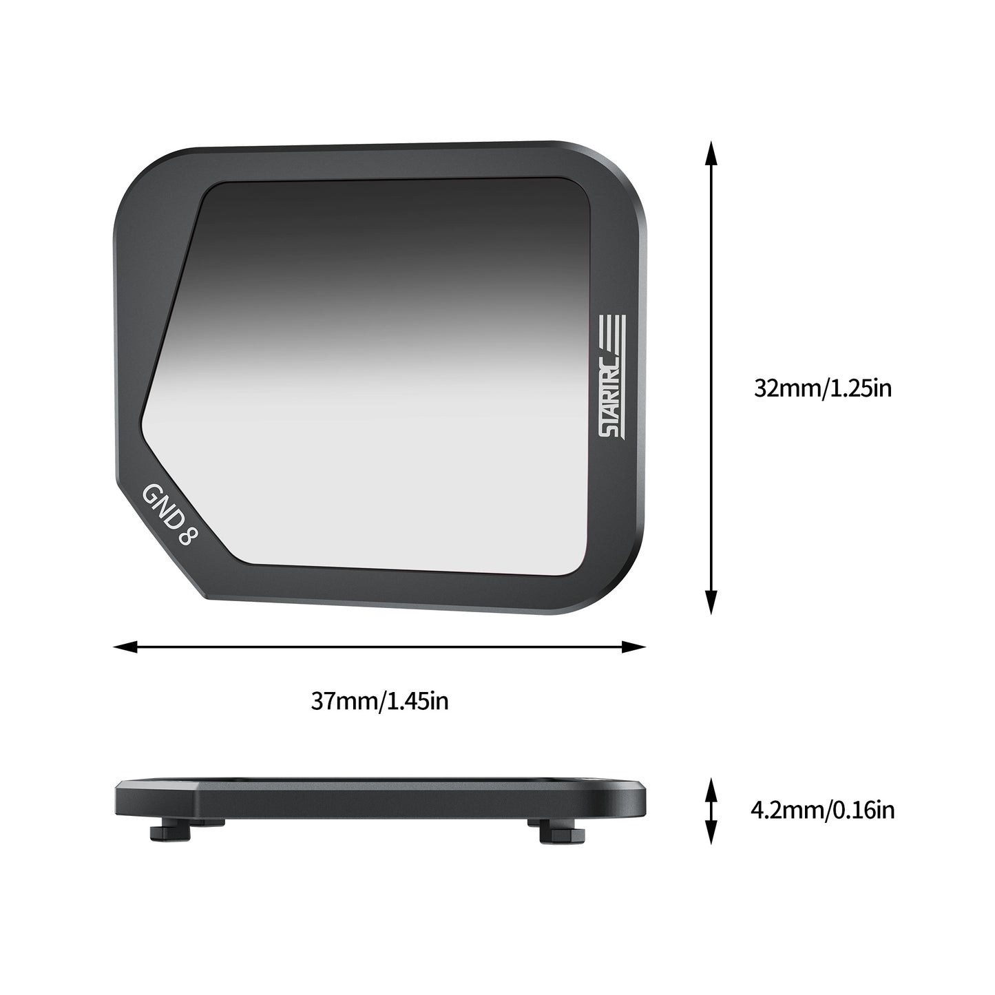Uniqkart 1111533 For DJI Mavic 3 Classic Waterproof AGC Glass GND 8 Lens Filter RC Drone Camera Lens Accessories