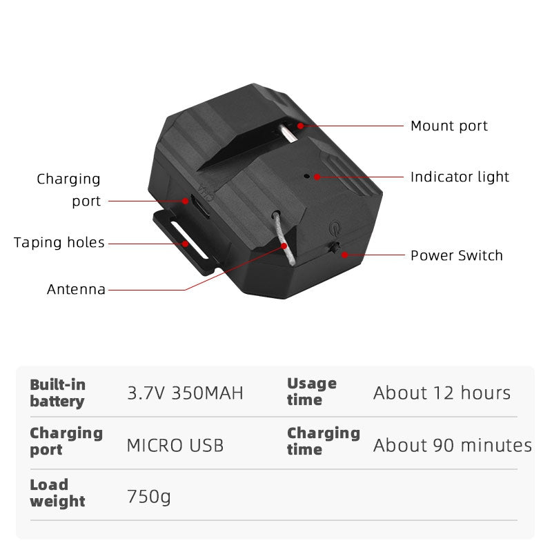 DJI-9519 Universal Delivery Drop Transport Thrower for DJI Mavic 3 / Mini 3 Pro / Mavic Air 2  /  FIMI X8SE Drone Release Fishing Bait Carrying Wedding Proposal Device