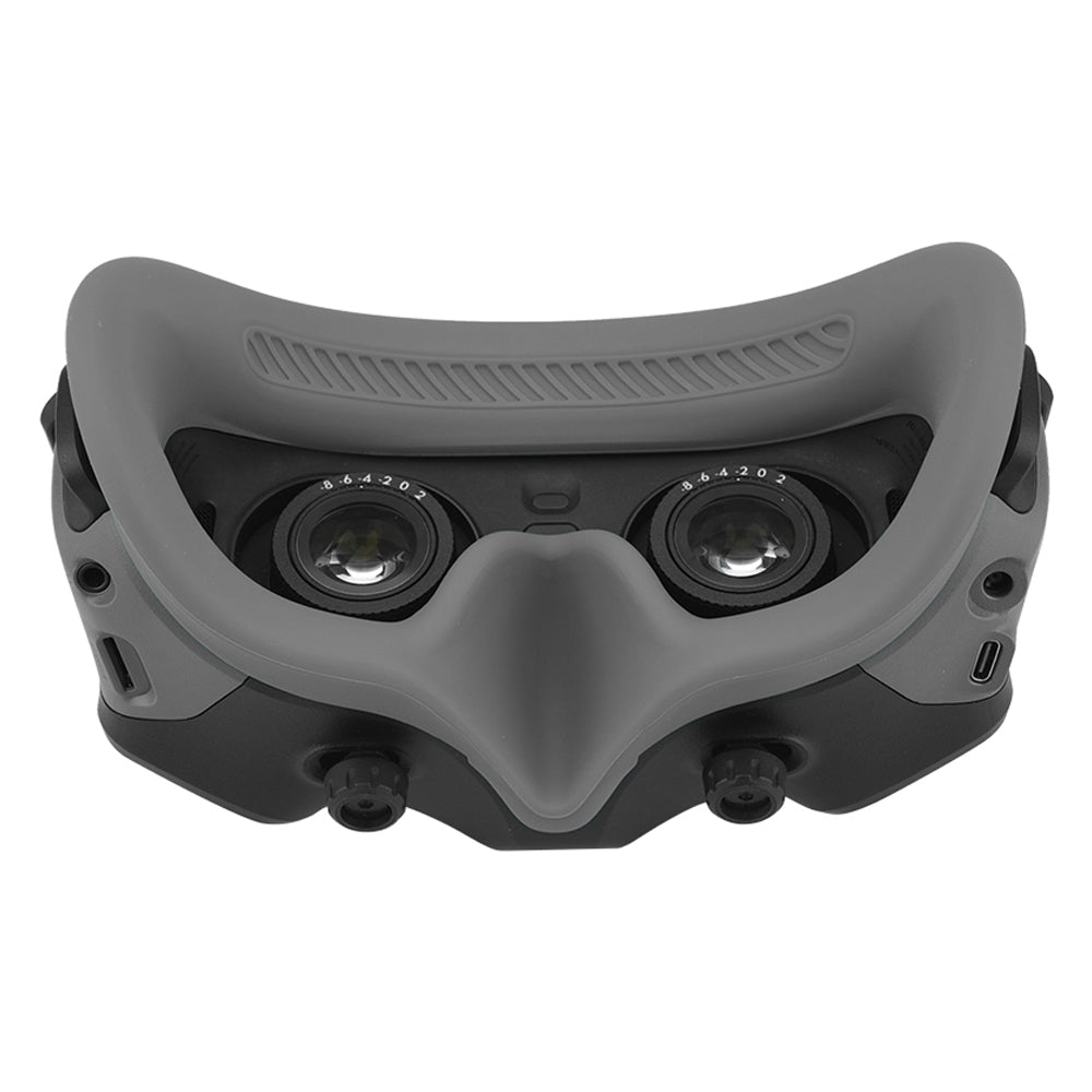 DJI-9571 For DJI Avata Goggles 2 Sweat-proof Anti-skid Silicone Face Cover Eye Pad Glasses Accessories - Grey