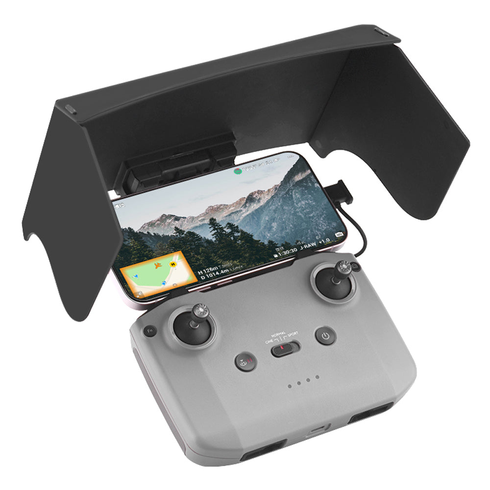 BRDRC DJI-9214 Sun Hood Cover Sunshade for DJI Mini 3 Pro RC-N1 Remote Control