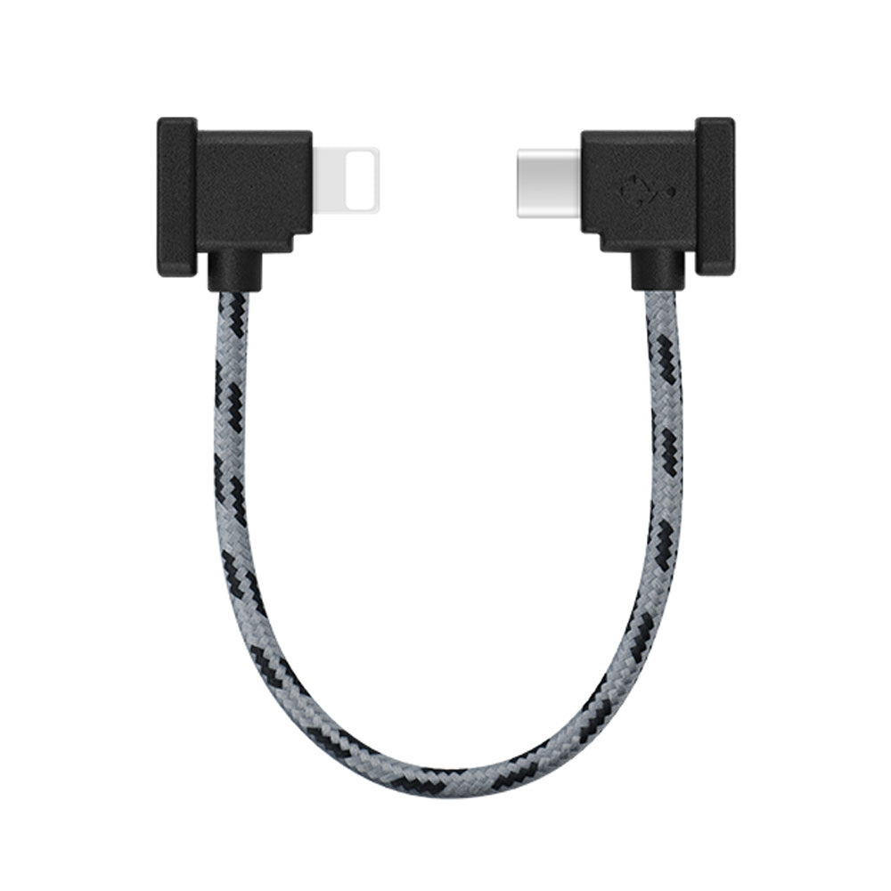 BRDRC DJI-8463 For DJI Mavic 3 Remote Controller Connection Cable Data Line Connecting with Mobile Phones, Length: 15cm - Type-C to Lightning