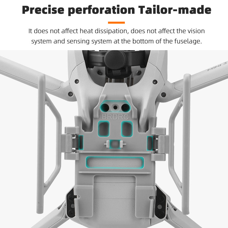 BRDRC 9648 For DJI Mini 3 / Mini 3 Pro Folding Landing Gear RC Drone Accessories Leg Support Protector Extensions
