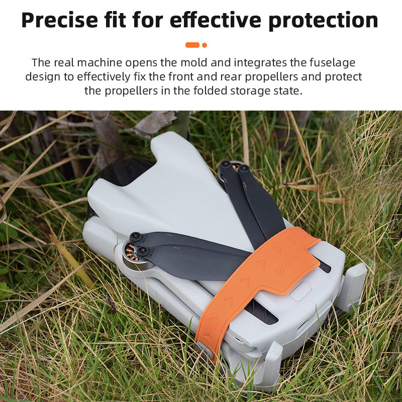 BRDRC BRD9658 For DJI Mini 3 / Mini 3 Pro Drone Propeller Holder Blades Stabilizer Propellers Guard Strap - Orange
