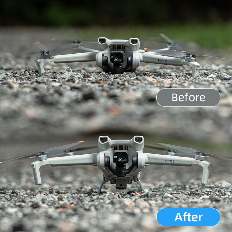 STARTRC 1116281 For DJI Mini 3 RC Drone Landing Gear Foldable LED Light Shockrpoof Landing Gear Landing Leg