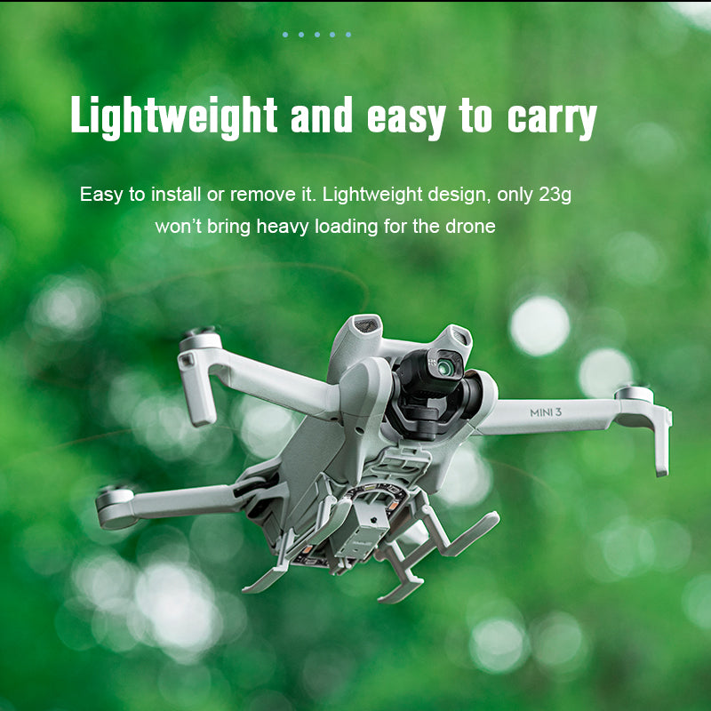 STARTRC 1116281 For DJI Mini 3 RC Drone Landing Gear Foldable LED Light Shockrpoof Landing Gear Landing Leg