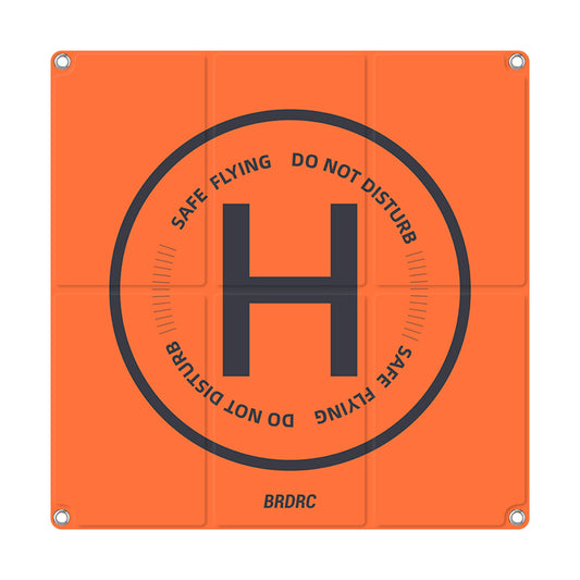 BRDRC Parking Apron Pad for DJI Mini 3 Pro / Avata / Air 2 / Mini 2 / Mini SE / Mavic Mini 65cm PU Leather Drone Landing Pad