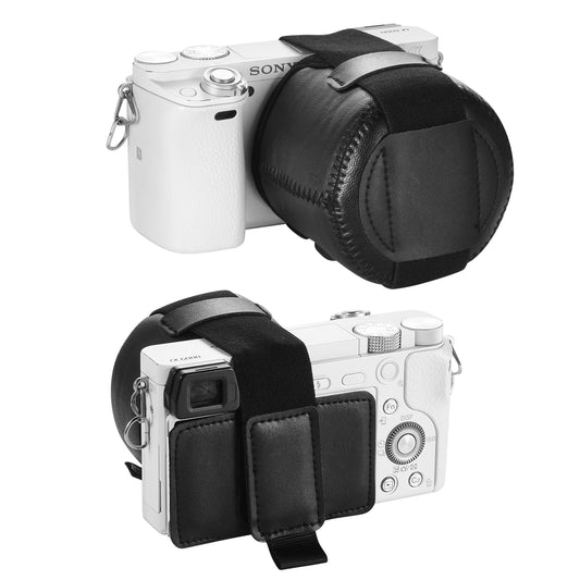 PU Leather Protective Case for SLR Camera Lens - Size: L