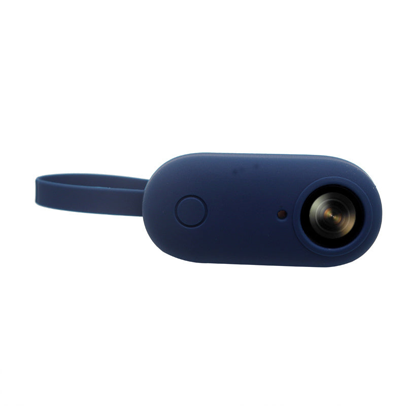 Uniqkart for Insta360 GO Portable Camera Protective Cover Magnetic Design Anti-drop Soft Silicone Case - Midnight Blue