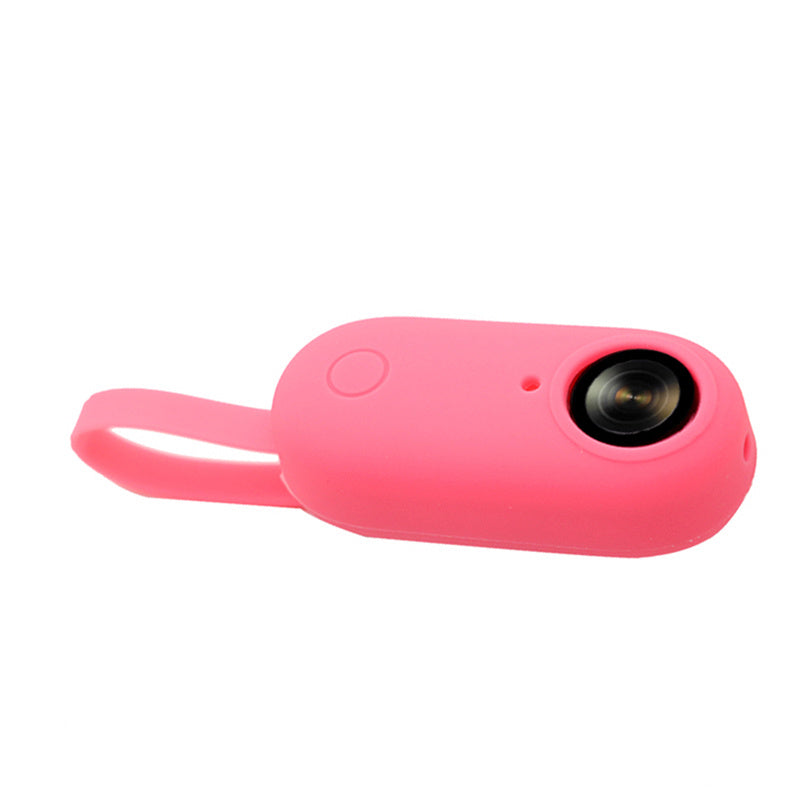 Uniqkart for Insta360 GO Portable Camera Protective Cover Magnetic Design Anti-drop Soft Silicone Case - Rose
