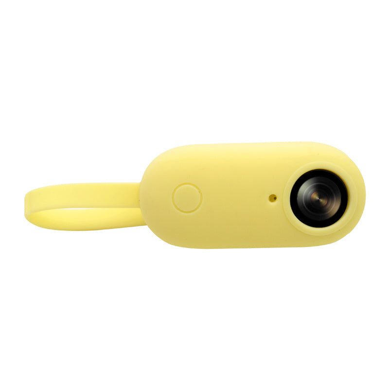 Uniqkart for Insta360 GO Portable Camera Protective Cover Magnetic Design Anti-drop Soft Silicone Case - Yellow
