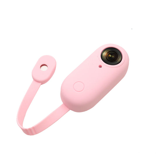Uniqkart for Insta360 GO Portable Camera Protective Cover Magnetic Design Anti-drop Soft Silicone Case - Pink