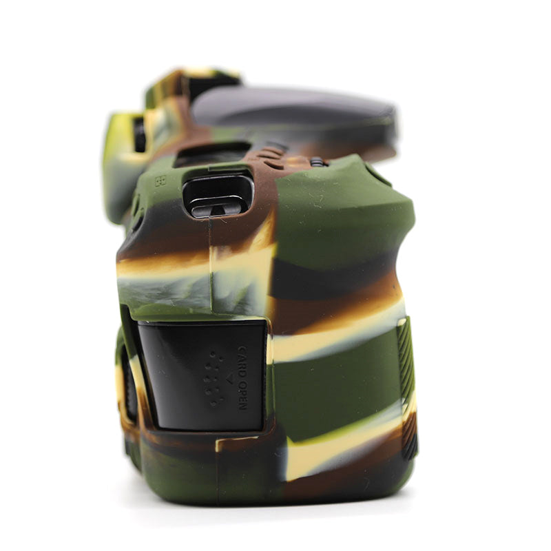 Silicone Case for Canon EOS 60D, Dust-proof Anti-drop Digital Camera Protective Cover - Camouflage