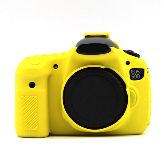 Silicone Case for Canon EOS 60D, Dust-proof Anti-drop Digital Camera Protective Cover - Yellow