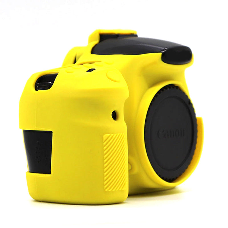 Silicone Case for Canon EOS 60D, Dust-proof Anti-drop Digital Camera Protective Cover - Yellow