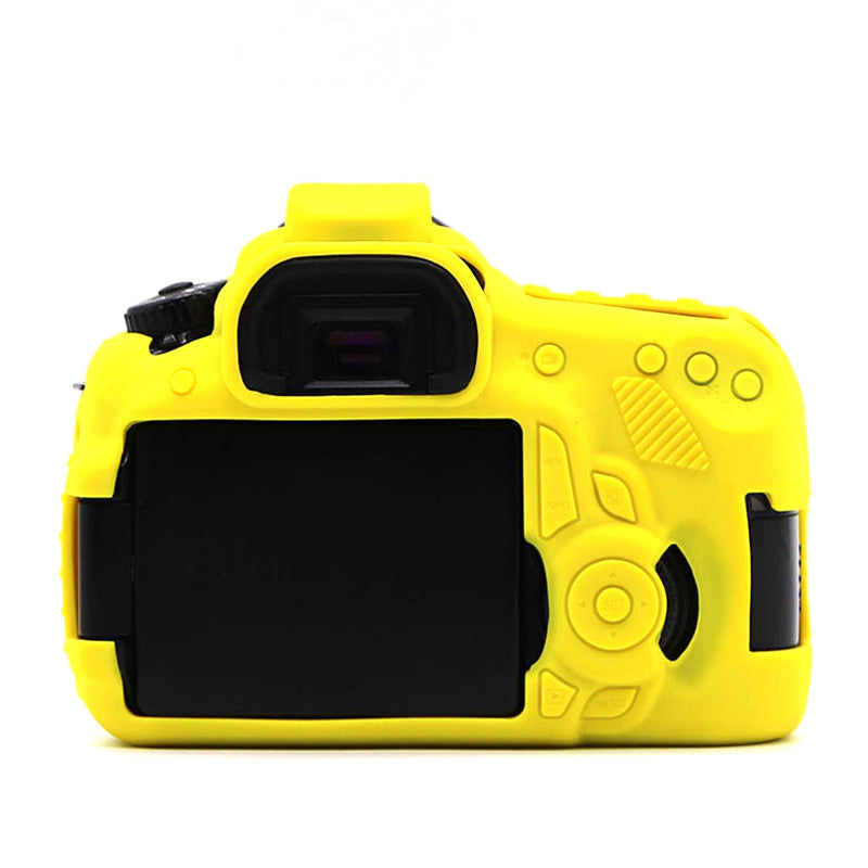 Silicone Case for Canon EOS 60D, Dust-proof Anti-drop Digital Camera Protective Cover - Yellow