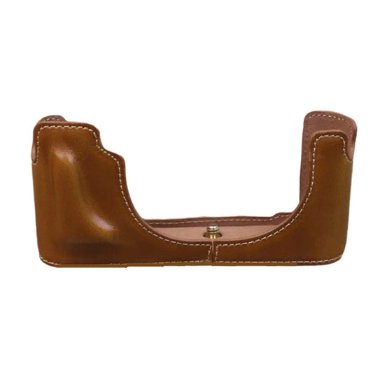 PU Leather Half Body Bottom Case for Leica M10, Digital Camera Protective Cover - Brown