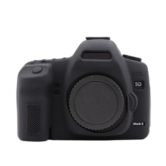 Silicone Case for Canon EOS 5D2 / 5D Mark II, DSLR Camera Bag Anti-scratch Protective Cover - Black