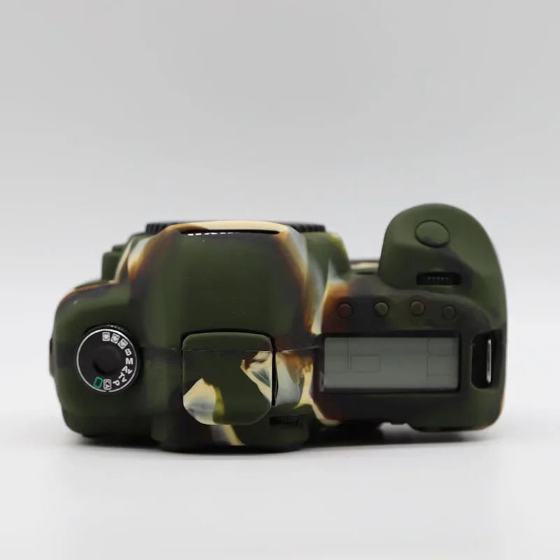 Silicone Case for Canon EOS 5D2 / 5D Mark II, DSLR Camera Bag Anti-scratch Protective Cover - Camouflage