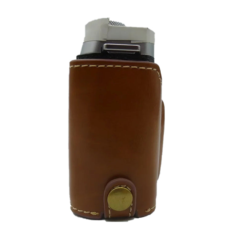Uniqkart for Fujifilm X-E4 PU Leather Camera Bottom Case Battery Opening Design Protective Half Body Cover - Brown