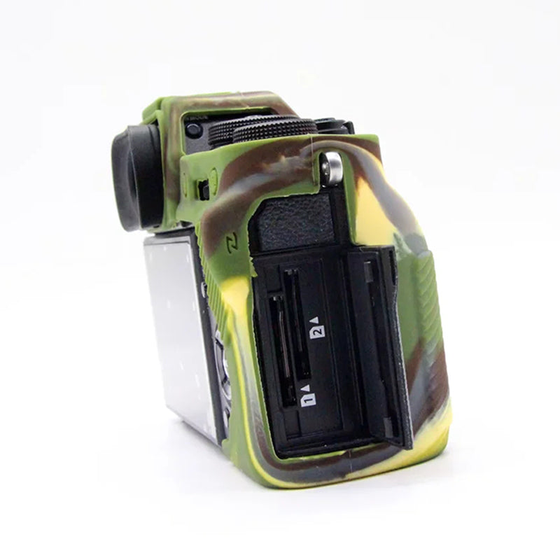 Uniqkart for Fujifilm X-T3 Soft Silicone Protective Case Anti-scratch Digital Camera Body Cover - Camouflage