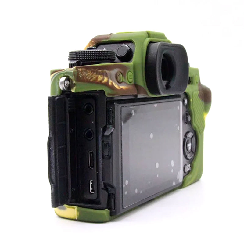 Uniqkart for Fujifilm X-T3 Soft Silicone Protective Case Anti-scratch Digital Camera Body Cover - Camouflage