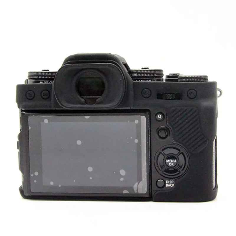 Uniqkart for Fujifilm X-T3 Soft Silicone Protective Case Anti-scratch Digital Camera Body Cover - Black